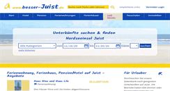 Desktop Screenshot of 123juist.de